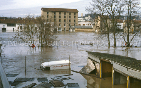 Rue de la Meurthe inondée (Nancy)